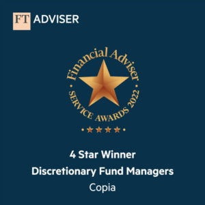 Copia recognised for the first time in FT Adviser Service Award with Four Stars